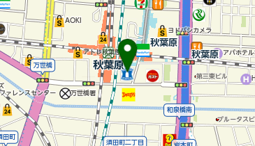 TX PLAZA秋葉原の地図画像