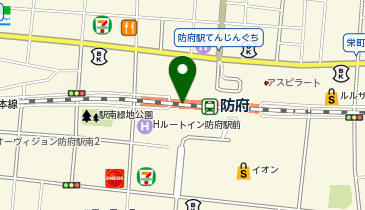 JR防府駅ビル アイスタ防府の地図画像