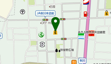 あきるのプレイスの地図画像