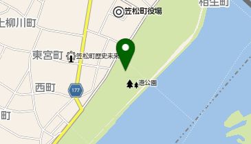笠松みなと公園の地図画像