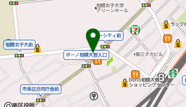 相模食堂の地図画像