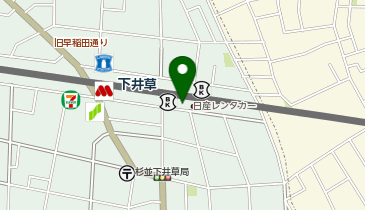 下井草 アキッチョガンベローの地図画像
