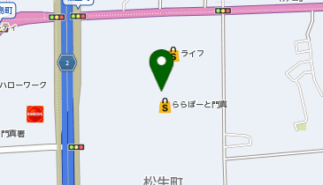 【3/6オープン】LUSH(ラッシュ) ららぽーと門真店の地図画像