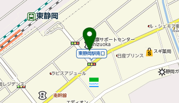 CODE.LINE(コードライン) 東静岡駅前店の地図画像