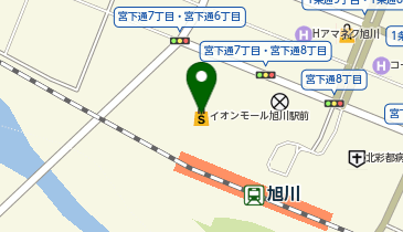 【3/17オープン】Bell Frites(ベル・フリッツ) イオンモール旭川駅前店の地図画像