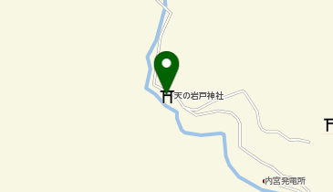 天岩戸神社の地図画像
