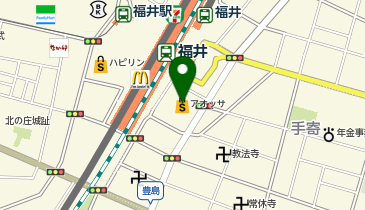 福井市中央公民館の地図画像