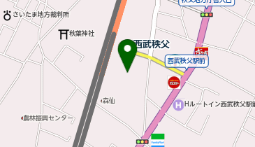 タイムズカー 西武秩父駅前の地図画像