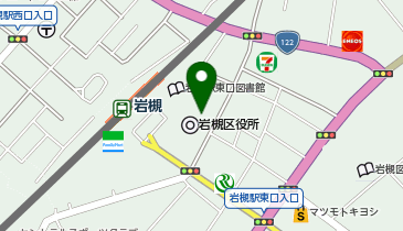 さいたま市岩槻区役所の地図画像