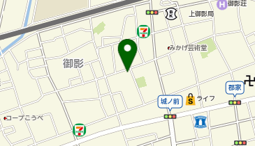 食堂こころの地図画像