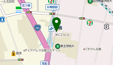 山形肉そば さわ屋の地図画像