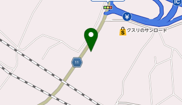甲州うどん澤村の地図画像