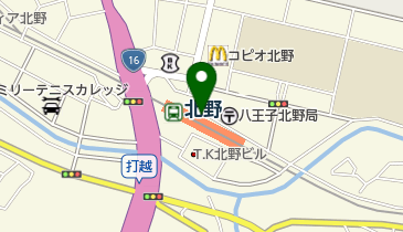 京王ストア 北野店の地図画像