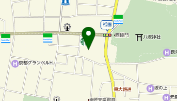 ビームス ジャパン 祇園の地図画像