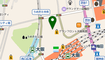 【3/9オープン】NOSE SHOP(ノーズ ショップ) グランフロント大阪の地図画像