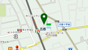 ピザハット 五香店の地図画像