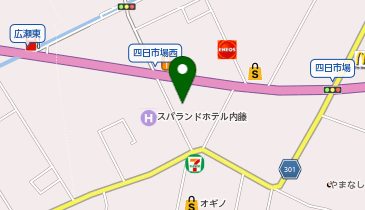 魚丼 甲府バイパス石和店の地図画像