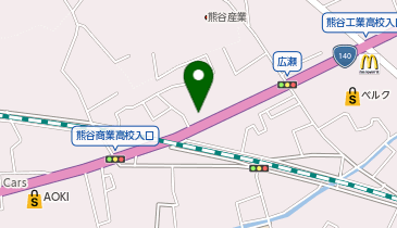 スズキ自販埼玉 スズキアリーナ熊谷の地図画像