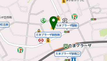 アディダスフットサルパークたまプラーザの地図画像