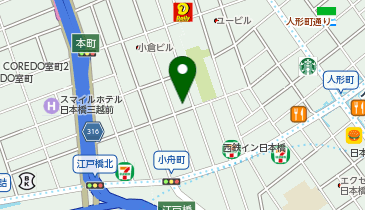 ゼリア新薬工業株式会社 本社の地図画像