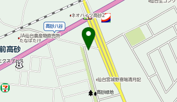 ゼリア新薬工業株式会社 仙台支店の地図画像