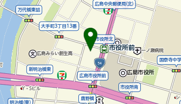 ゼリア新薬工業株式会社 中四国支店の地図画像