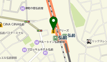 手焼小山せんべい 弘前駅店の地図画像