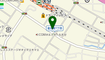 大原ビジネス公務員専門学校 大分校の地図画像