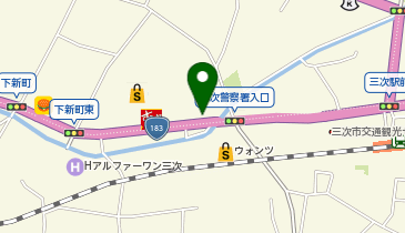 中国電力ネットワーク株式会社 三次ネットワークセンターの地図画像