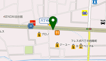 焼きたてのかるび 仙台六丁の目店の地図画像