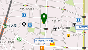Pizza Hut(ピザハット) センター通り竹の塚店の地図画像