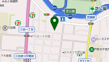 ラ・トゥール 芝公園の地図画像