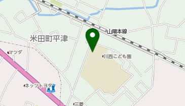 加古川市立川西こども園の地図画像