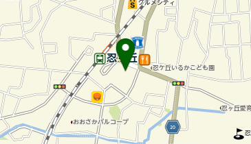 カーブス 忍ケ丘駅前の地図画像