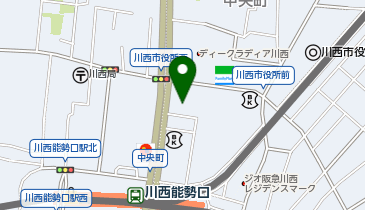 カーブス 川西能勢口駅前の地図画像