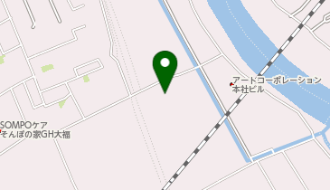 おおふくこども園の地図画像