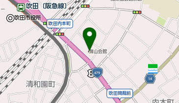メモリオ吹田の地図画像