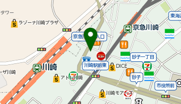 Piano Studio Fix awasaki(ピアノスタジオフィックス川崎本店)の地図画像