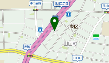 人見知りうどんの地図画像