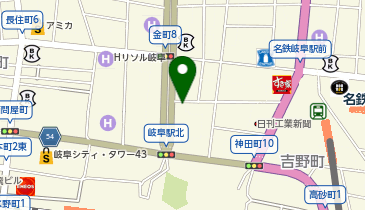 甚平 岐阜駅前店の地図画像