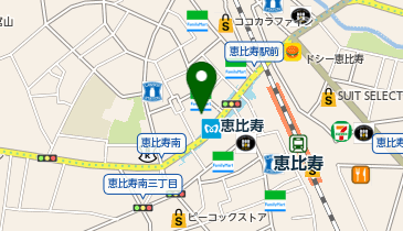 恵比寿 EZARO(エザロ)の地図画像