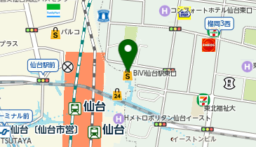 【3/12オープン】namco(ナムコ) BiVi仙台駅東口店の地図画像