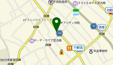 リッコジェラートの地図画像