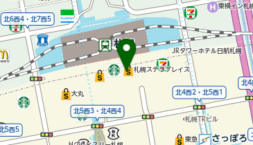 kuyu 札幌ステラプレイス店の地図画像