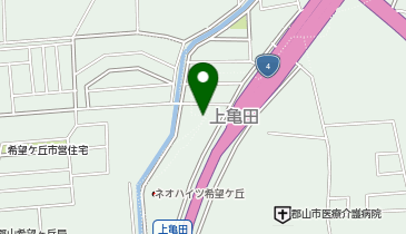 ジモティースポット郡山希望ケ丘店の地図画像