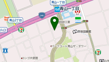 ヘルスケアAOYAMA(アオヤマ)の地図画像