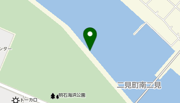 二見ボートパークの地図画像