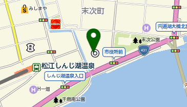【2/24オープン】生活彩家 松江市役所店の地図画像