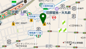 資生堂パーラー 大丸神戸店の地図画像