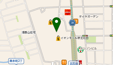 鳥〇食堂&times;タニタカフェ イオンモール堺北花田店の地図画像
